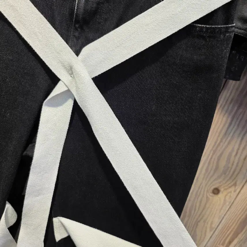 [SOLD OUT] [희귀] 존로렌스설리번 테이핑 와이드 데님 팬츠 (블랙)