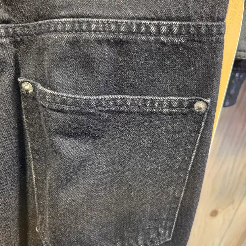 [SOLD OUT] [희귀] 존로렌스설리번 테이핑 와이드 데님 팬츠 (블랙)