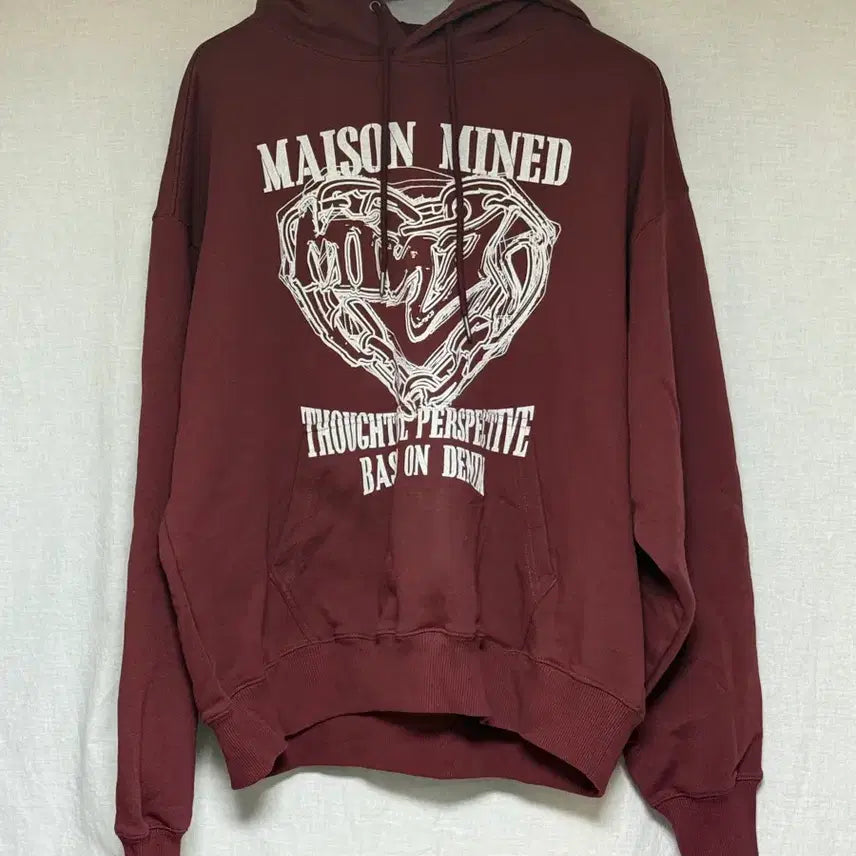 [BUNJANG] Maison Mine Heart Doodle Hoodie / 메종미네드 두들 하트 후드