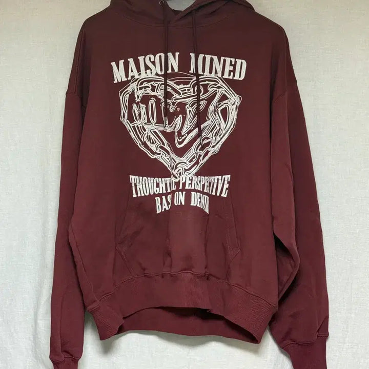 [BUNJANG] Maison Mine Heart Doodle Hoodie / 메종미네드 두들 하트 후드