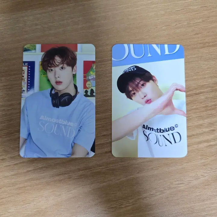 아스트로 윤산하 얼모스트블루 포토카드 2장 일괄 판매