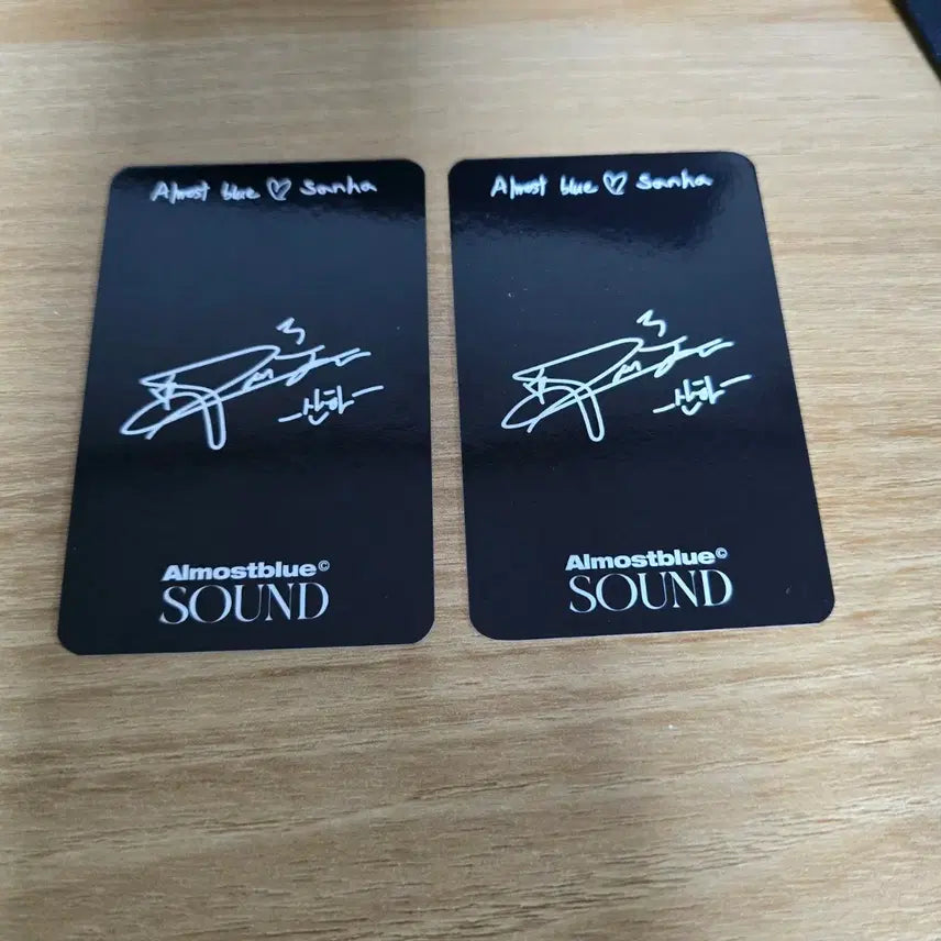 아스트로 윤산하 얼모스트블루 포토카드 2장 일괄 판매