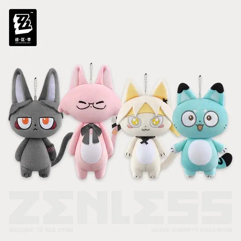 [BUNJANG] Zenless Zone Zero Miyabi Yanagi Harumasa Plush Doll Bundle Set / 젠레스존제로 공식 대공동 6과 고양이 인형 누이 미야비 야나기 하루마사