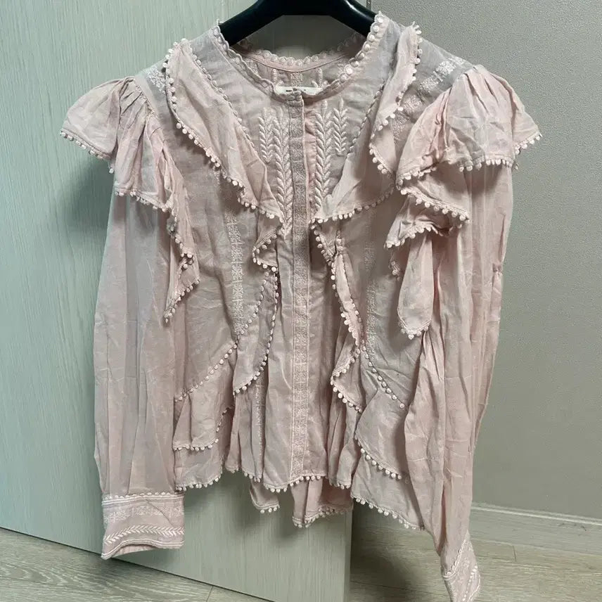 [BUNJANG] Isabel Marant Alea Blouse Pink 38 / 이자벨마랑 알레아 블라우스 핑크 38