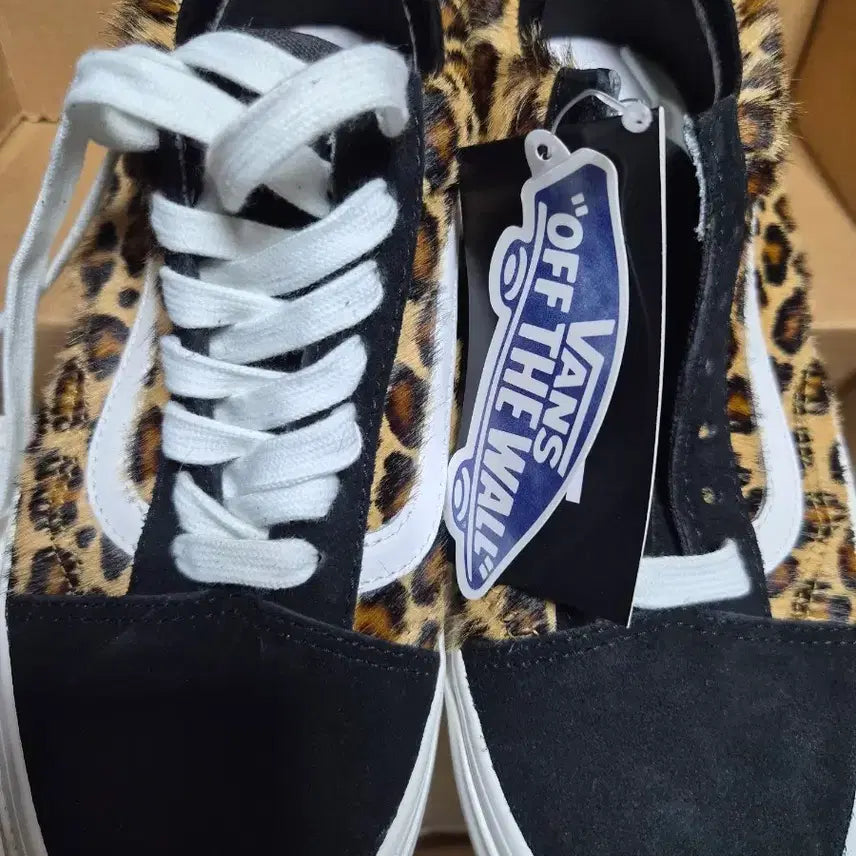 [BUNJANG] Vans Old Skool Leopard Sneakers / 반스 올드스쿨 레오파드 스니커즈