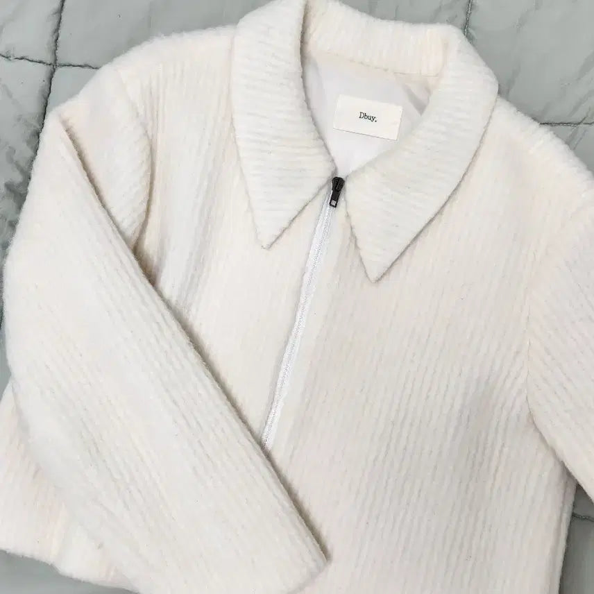 [BUNJANG] Milk Mohair Jacket - Ivory / 유리에 밀크 모헤어 자켓 / 아이보리