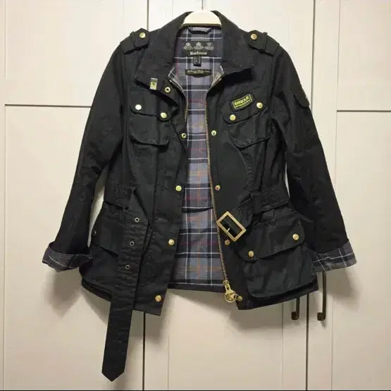 [BUNJANG] Barbour International Black Wax Jacket / 바버 인터내셔널 블랙 자켓
