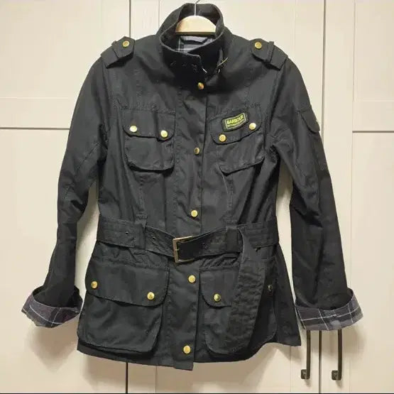 [BUNJANG] Barbour International Black Wax Jacket / 바버 인터내셔널 블랙 자켓
