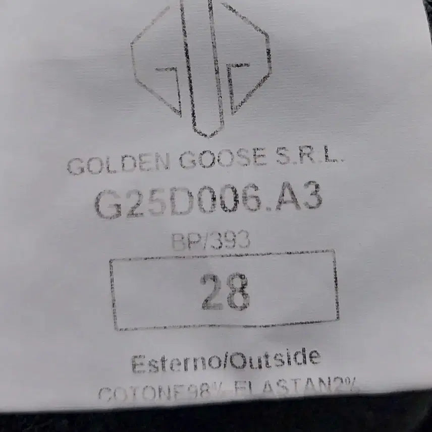 [BUNJANG] Golden Goose Slim Fit Chino Pants (Size 28) / GOLDEN GOOSE 골든구스 슬림핏 치노팬츠 28사이즈