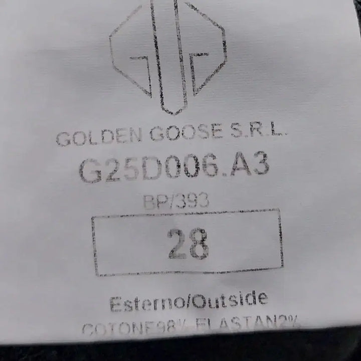 [BUNJANG] Golden Goose Slim Fit Chino Pants (Size 28) / GOLDEN GOOSE 골든구스 슬림핏 치노팬츠 28사이즈