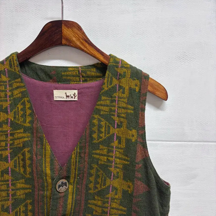 [BUNJANG] TITICACA Ethnic Vest / TITICACA 티티카카 히피 에스닉 베스트