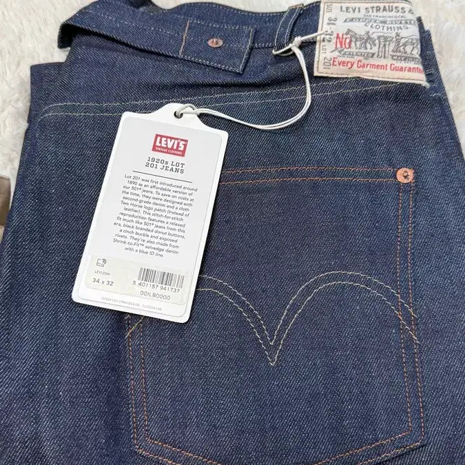 [SOLD OUT] 리바이스 LVC 1920s 201 데님진 34x32(아카이브) 한정판팔요