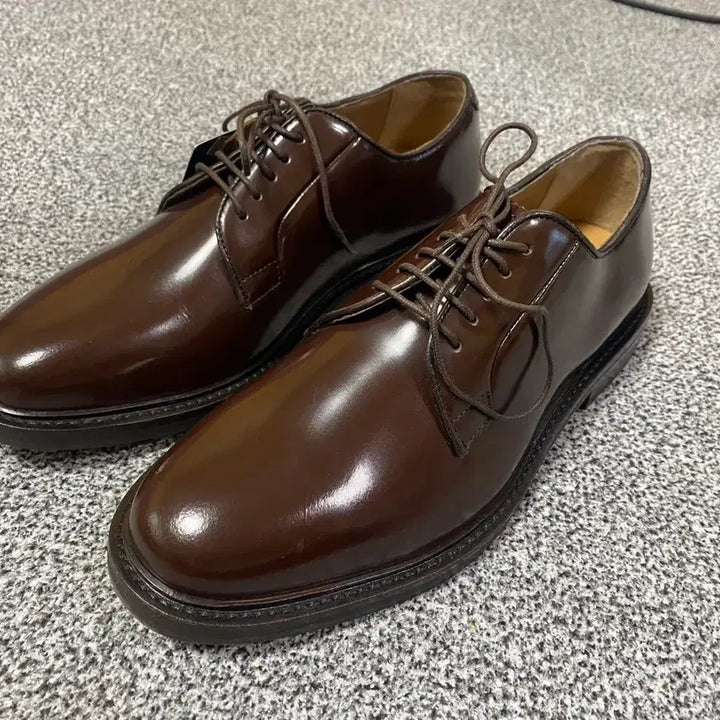[BUNJANG] KKST Derby Shoes Chocolate 255 Size / [KKST] 깡스타일리스트 더비 슈즈 초콜렛 255사이즈