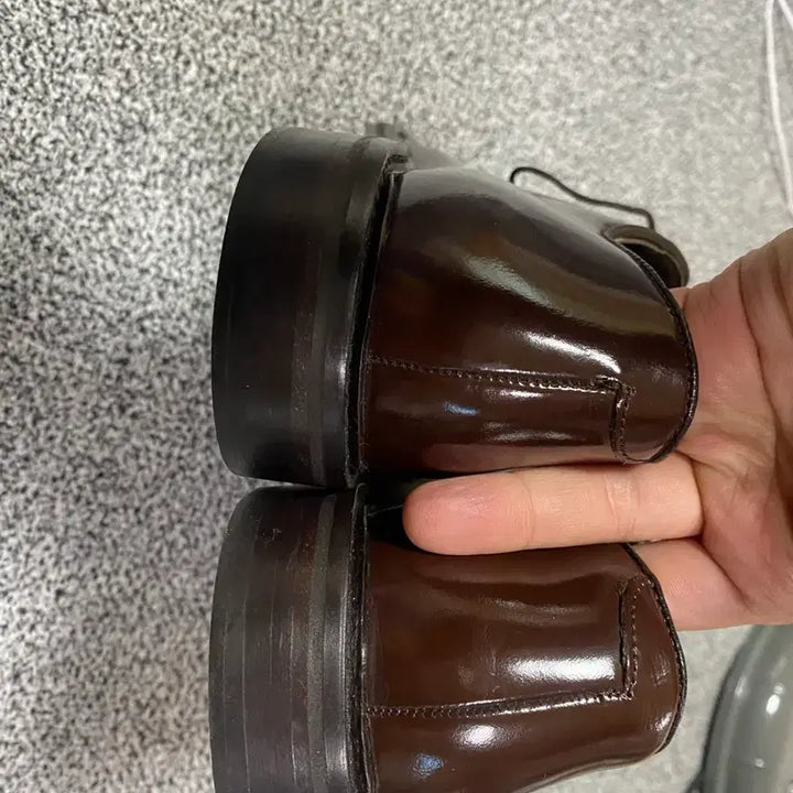 [BUNJANG] KKST Derby Shoes Chocolate 255 Size / [KKST] 깡스타일리스트 더비 슈즈 초콜렛 255사이즈