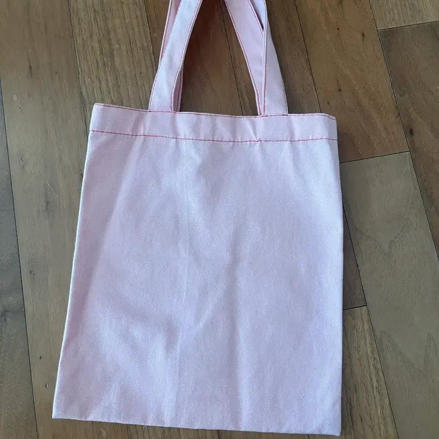 [BUNJANG] Merci Pink Tote Bag Canvas Eco Bag / 핑크 연분홍 메르시 가방 merci 토트백 캔버스 에코백