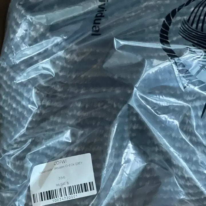 [BUNJANG] Unspecified Group Wool Collar Blouson Check Grey / 울 카라 블루종 체크 그레이 새상품