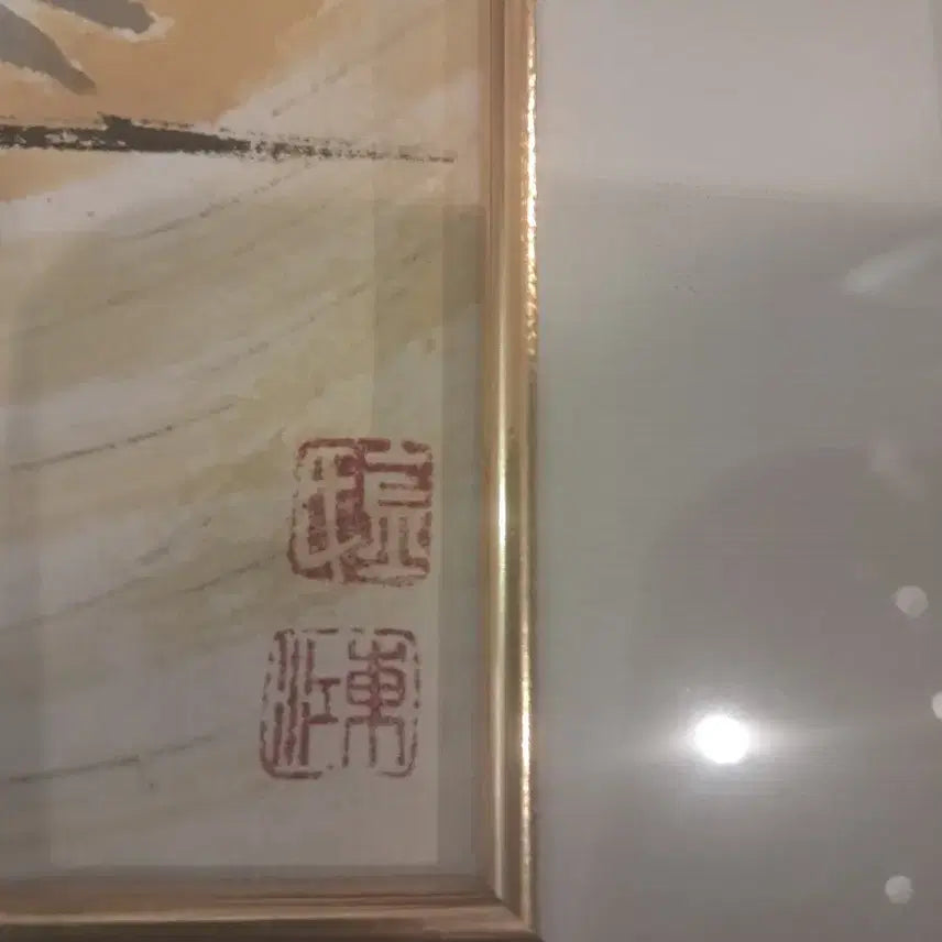 [BUNJANG] Oriental Painting Swallow Framed / 동양화 액자 그림 (제비)