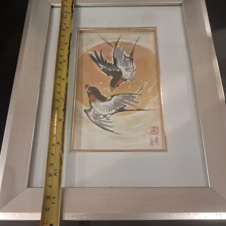 [BUNJANG] Oriental Painting Swallow Framed / 동양화 액자 그림 (제비)