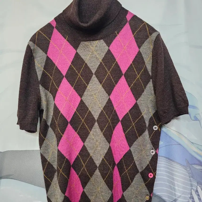 [BUNJANG] Paul Smith Argyle Knit Top / 폴스미스  아가일 니트