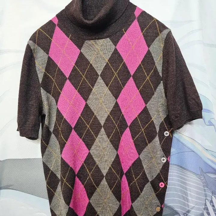 [BUNJANG] Paul Smith Argyle Knit Top / 폴스미스  아가일 니트