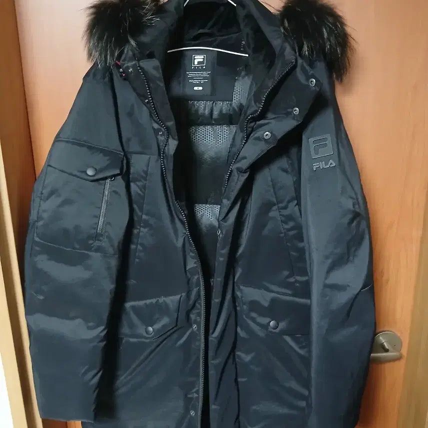 [BUNJANG] FILA Black Padded Jumper / FILA 필라 블랙 패딩 점퍼