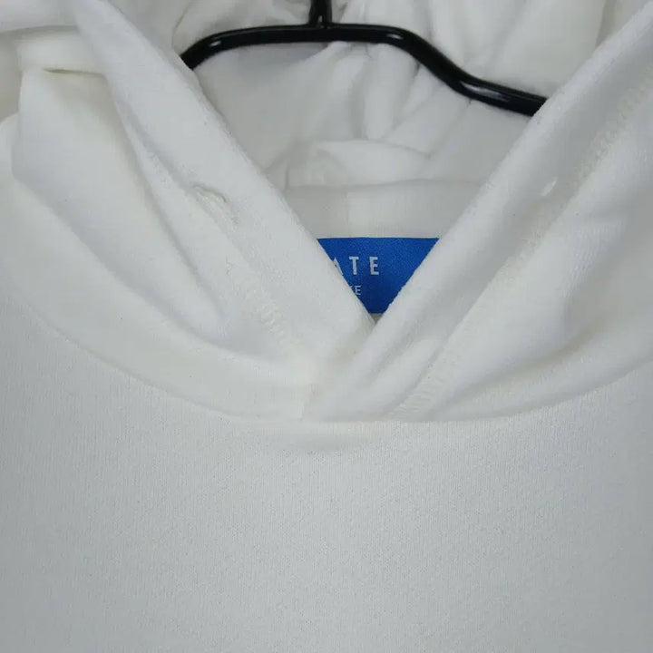 [BUNJANG] TATE White Hoodie (Size 100) / TATE 남성 화이트 무지 후드티(100)