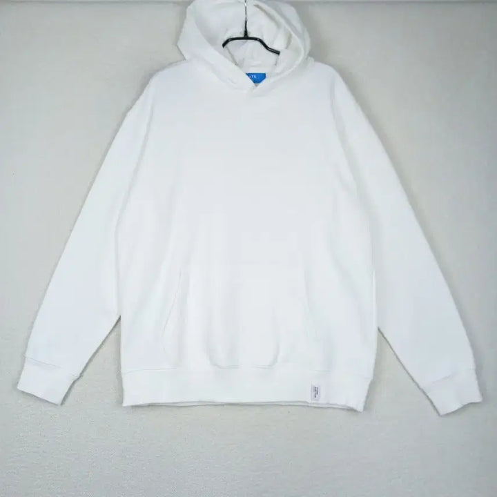 [BUNJANG] TATE White Hoodie (Size 100) / TATE 남성 화이트 무지 후드티(100)