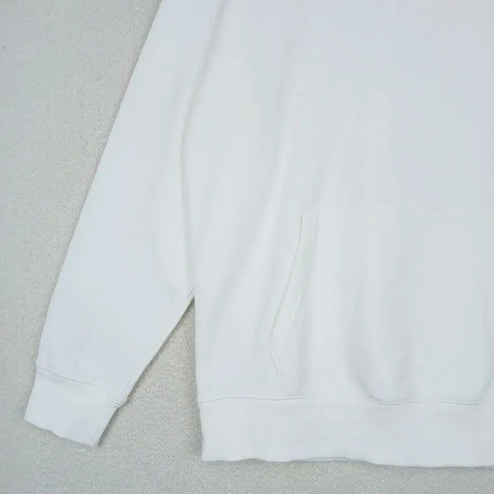 [BUNJANG] TATE White Hoodie (Size 100) / TATE 남성 화이트 무지 후드티(100)