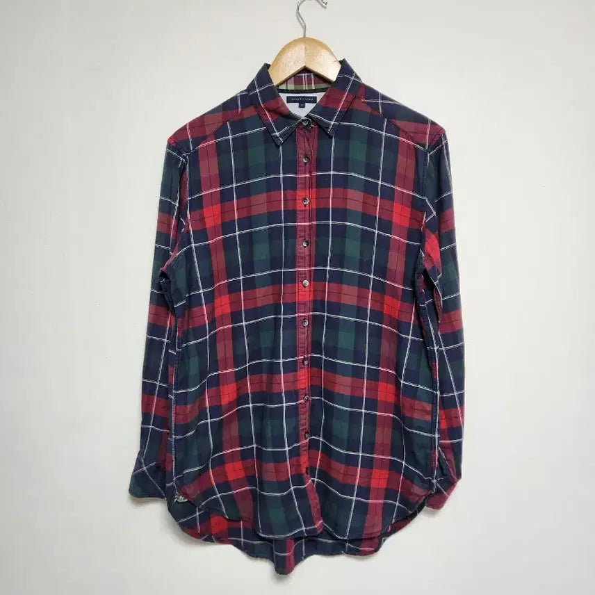 [BUNJANG] Tommy Hilfiger Checkered Shirt / 타미힐피거Tommy 체크 셔츠 M~L - S114