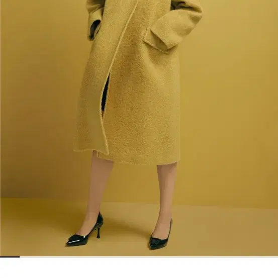 [BUNJANG] Mojo.S.Phine High Neck Oversized Long Coat / 3회이내 착용) 모조에스핀 하이넥 박시핏 롱코트 55~66