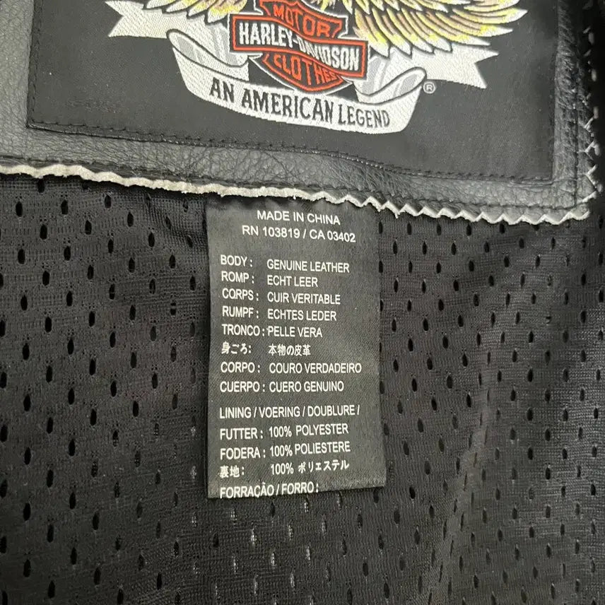 [BUNJANG] Harley-Davidson Leather Jacket Size 100 / 할리데이비슨 가죽 자켓 100사이즈 판매합니다.