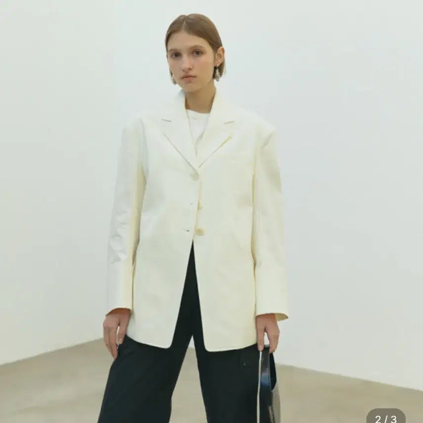 [BUNJANG] Ethos White Jacket / 에토스 화이트 자켓