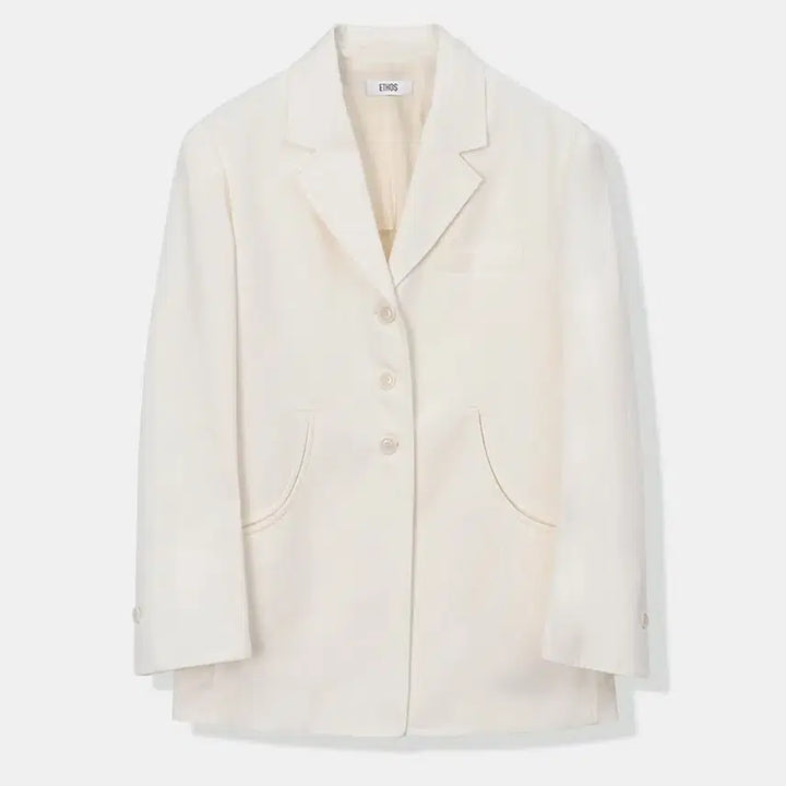 [BUNJANG] Ethos White Jacket / 에토스 화이트 자켓