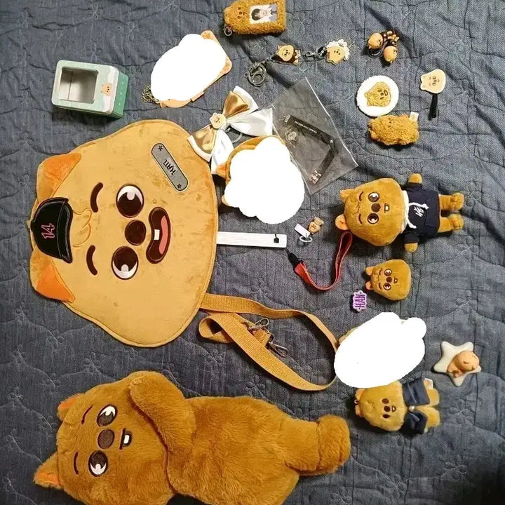 스트레이키즈 한지성 인형 포카 플러시백 응원봉 콩키주 스키주 한쿼카