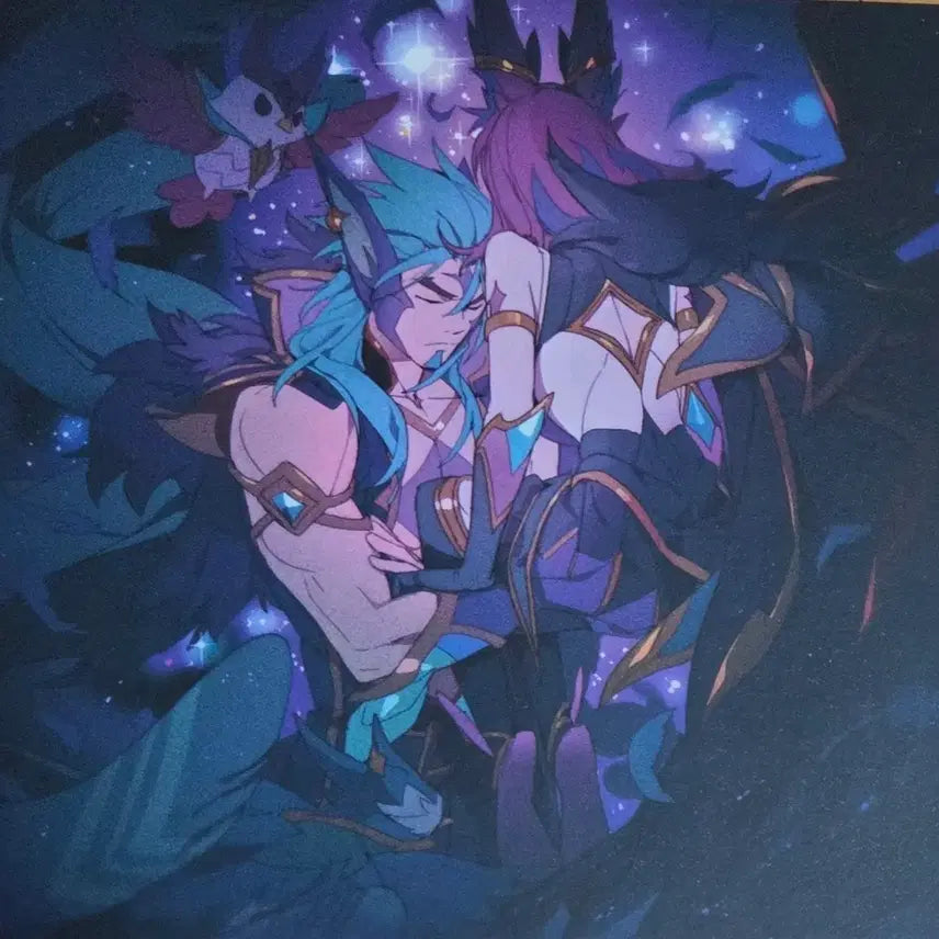 [BUNJANG] League of Legends Postcard Bundle Set / 리그오브레전드 롤 비공굿 엽서 13장 일괄(자야 라칸 이즈리얼 럭스 등)