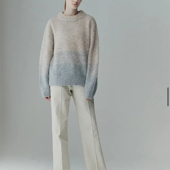 [BUNJANG] Alpaca Wool Gradation Knit / 리이 알파카 울 그라데이션니트