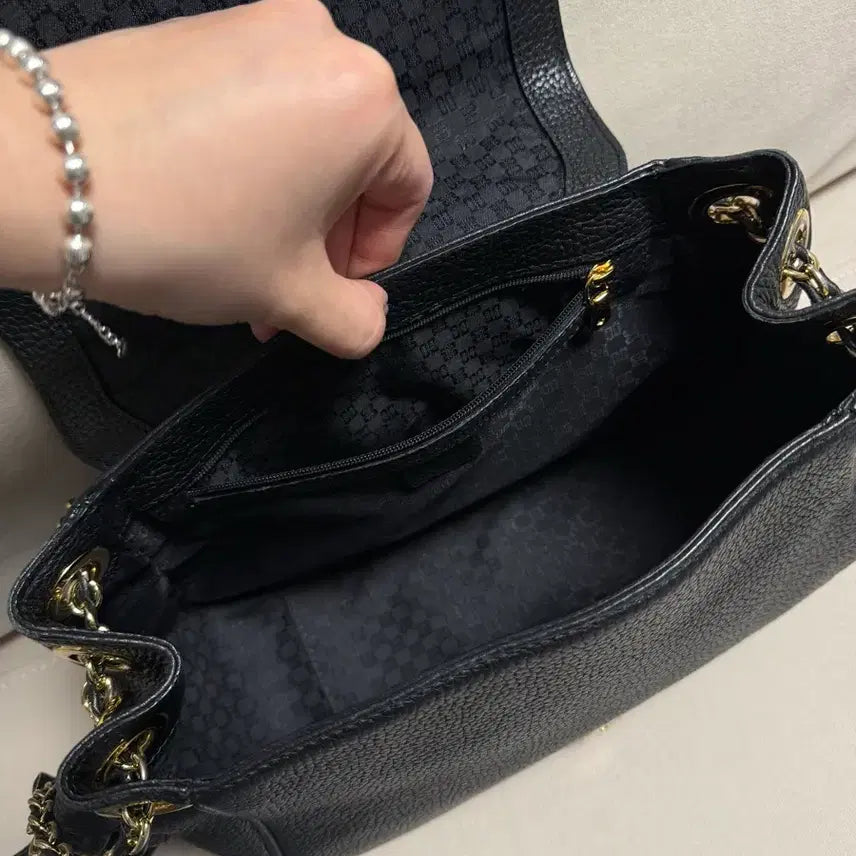 [BUNJANG] Daks Chain Shoulder Bag / 닥스 체인 숄더백