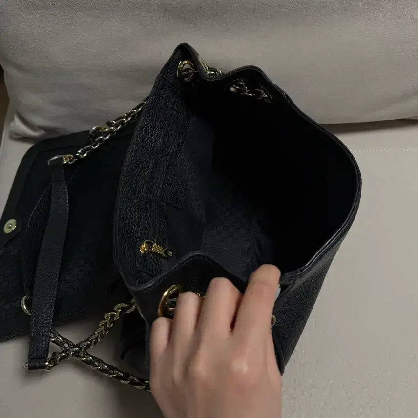 [BUNJANG] Daks Chain Shoulder Bag / 닥스 체인 숄더백