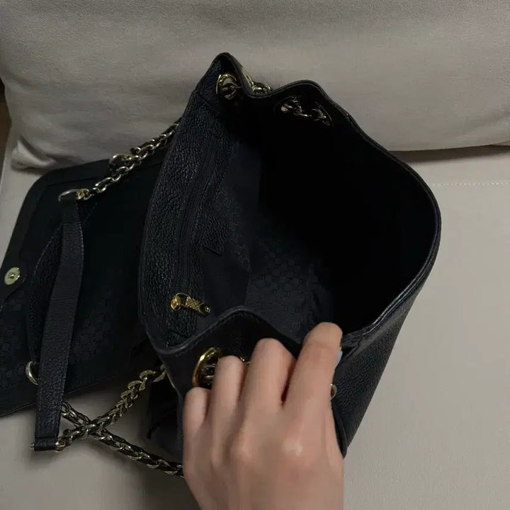 [BUNJANG] Daks Chain Shoulder Bag / 닥스 체인 숄더백