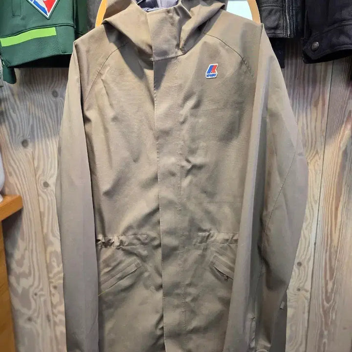 [BUNJANG] K-Way Jeremy Cotton 3-Layer Waterproof Parka (XL) / 까웨(K-Way) 제레미 코튼 3레이어 방수 파카 (XL/105-110)