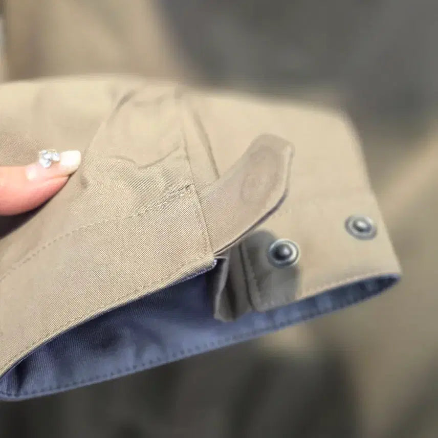 [BUNJANG] K-Way Jeremy Cotton 3-Layer Waterproof Parka (XL) / 까웨(K-Way) 제레미 코튼 3레이어 방수 파카 (XL/105-110)