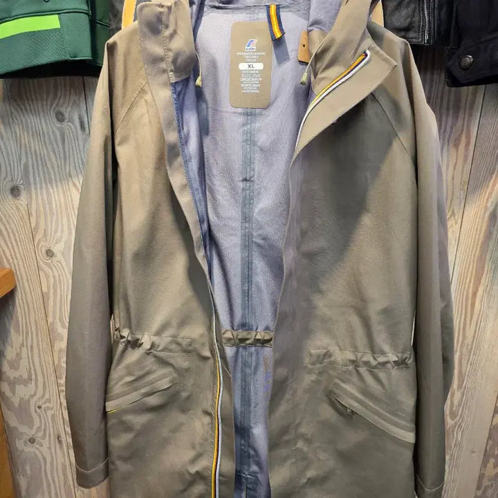 [BUNJANG] K-Way Jeremy Cotton 3-Layer Waterproof Parka (XL) / 까웨(K-Way) 제레미 코튼 3레이어 방수 파카 (XL/105-110)