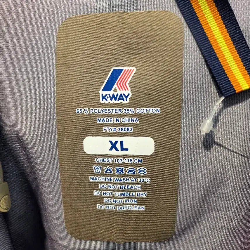 [BUNJANG] K-Way Jeremy Cotton 3-Layer Waterproof Parka (XL) / 까웨(K-Way) 제레미 코튼 3레이어 방수 파카 (XL/105-110)