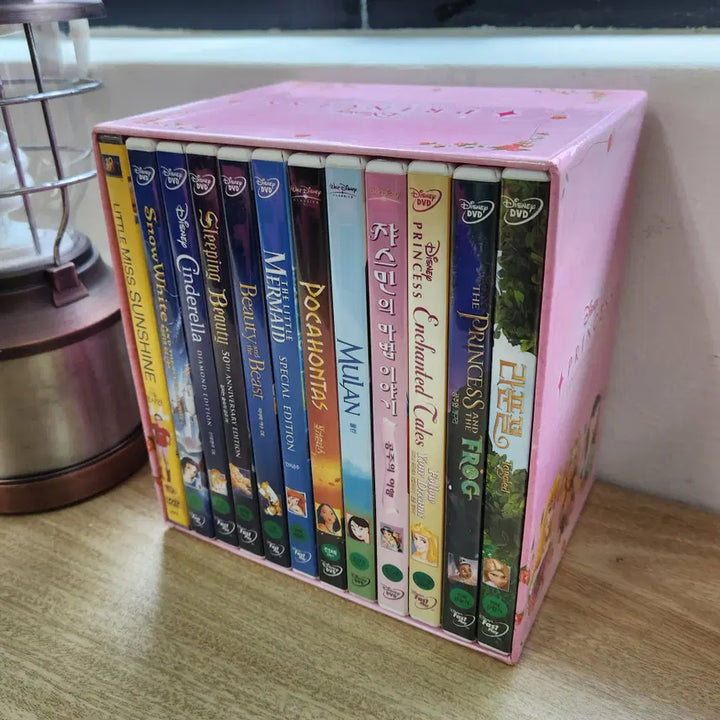 [BUNJANG] Disney Princess DVD Set / 디즈니 프린세스 애니메이션 DVD 세트  인어공주, 신데렐라, 미녀와야수