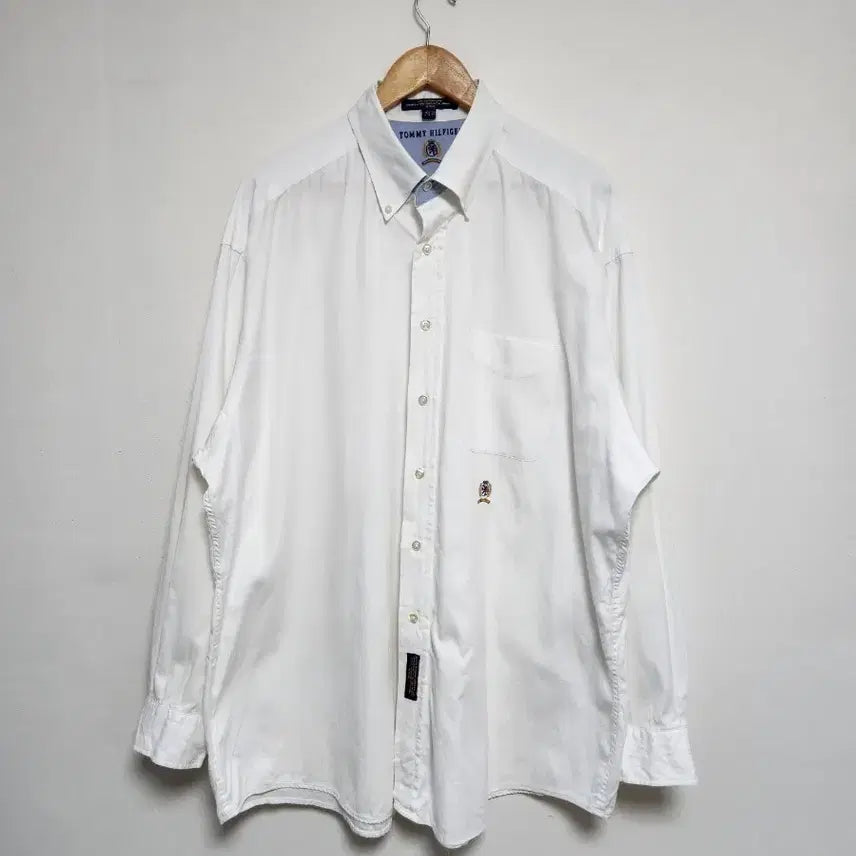 [BUNJANG] Tommy Hilfiger White Shirt 2XL / 타미힐피거Tommy 화이트 셔츠 2XL - S115