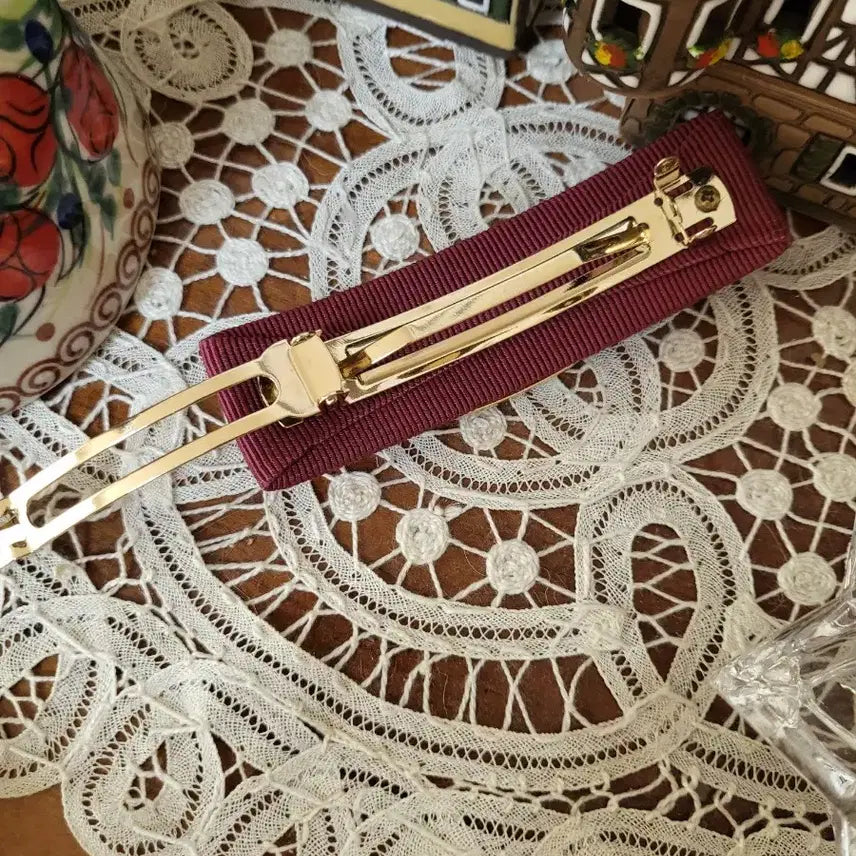 [BUNJANG] Ferragamo Vara Hairpin / 페라가모 바라 헤어핀