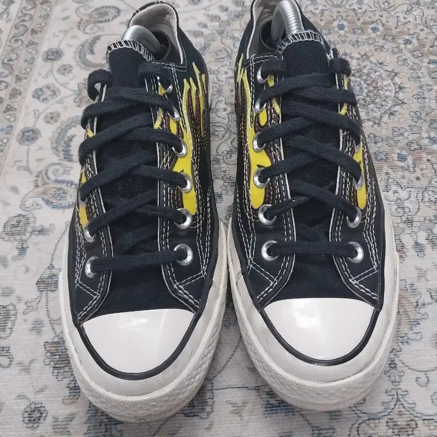 [BUNJANG] Converse Chuck Taylor Flame Low Sneakers (235-240mm) / 컨버스 척테일러  불꽃 로우 스니커즈 4.5 (235-240mm)