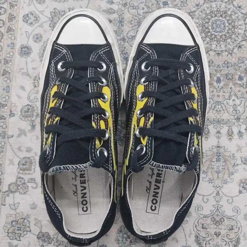 [BUNJANG] Converse Chuck Taylor Flame Low Sneakers (235-240mm) / 컨버스 척테일러  불꽃 로우 스니커즈 4.5 (235-240mm)
