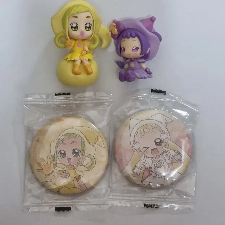 꼬마마법사 레미 피규어/뱃지 세트