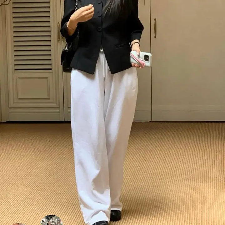 [BUNJANG] Lovemiu Mua Classic 7-part Jacket Black / 러브미우 제작 무아 클래식 7부 자켓 블랙